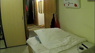 Watched in Bedroom Fucking Machine Makes Cunt Squirt