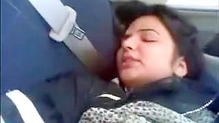 Indian beauty screwed in car