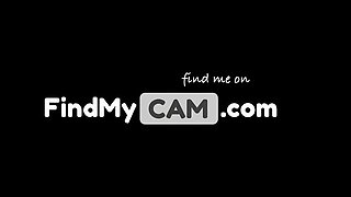 Brunette Rides Her Fucking Machine on Webcam