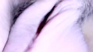 Hairy balls and hairy clit with lot of sperm dripping