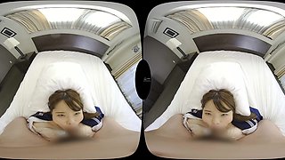 Japanese Student POV Heat Fuels Wild Ultra Virtual Passion Play