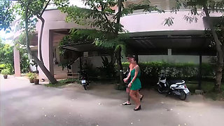 A motorbike tour and a bareback quickie fuck with wifey