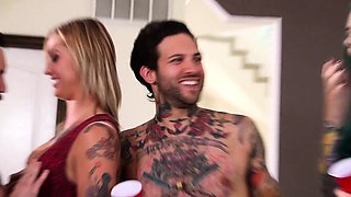 Porn movie from France with a sexy blonde and sex toys