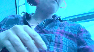 When a Quick Piss in a Bottle in Your Tent Leads Onto Stripping and a Cheeky Little Tits and Bits Play!