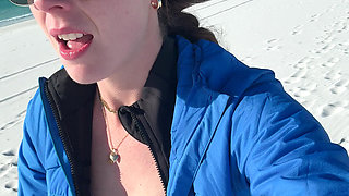 Walking on the Beach Calls for a Quick Orgasm!