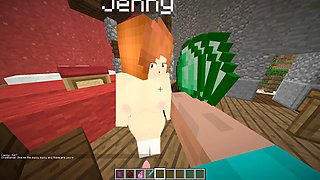 Fabulous manga porn animation featuring Minecraft Jenny and Xhatihentai