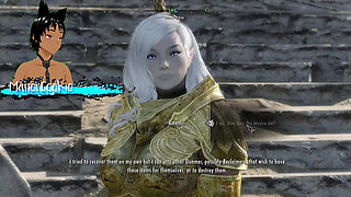 Skyrim B and L mod - Going on a quest and helping the poor and meeting the courier