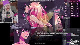 Playing H Games and enjoying some solo fun with cute Asian gamer girl ExotiqFox