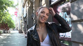 Amazing Teen Bella Aviva has Hardcore Sex in Public