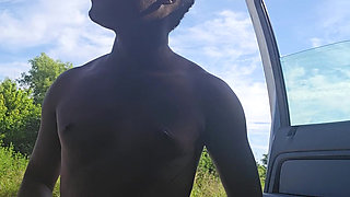 Jerking off in the Park