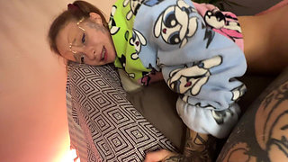Closeup Anal Sex and Gaping for a Petite Slut