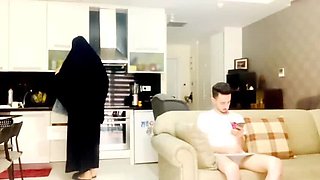 Arab Teen Learns Sex From Step Mom - Hot MILF Teaches Him Dirty Talk & Foot Fetish