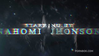 Sexy teen Nahomi jhonson first Hard fucking DP