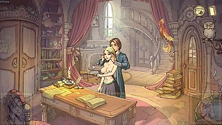 Virginal witches in a wild orgy game featuring Daphne's sexy vignettes from House Slytherin