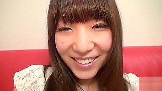 Asian brunette Pink Pussy in masturbation porn scene