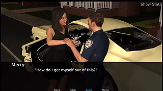 Project hot wife - Touching my boobs in the office