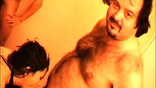 Small titted brunette teen fingering on the bed