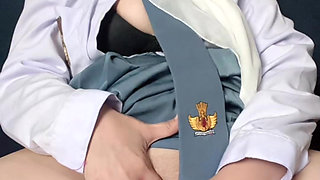 High School Girl Comes Home From School Squirting Part 1