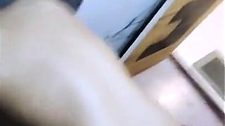 College Girl Fucking Hard in Bathroom with Her Ex