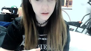Emo Teen Becka Solo Webcam Masturbation Porn