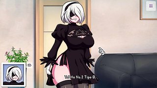 Waifu Hub Season 1 - drilling into Nier Automata's massive booty with full gameplay experience