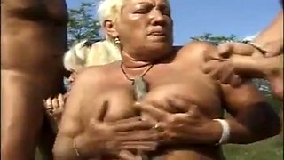 Grannies foursome: Big Tits, Blowjob  Blonde Porn