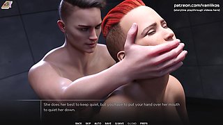 Big Boobs Prison Slut Gets Fucked by Big Cock Police Officer at Interrogation - 3D Hentai Porn Game - Taboo University - Part 8