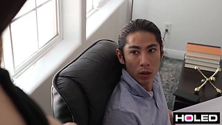 Jane Wilde Begs Her Boss To Stuff Her Asshole