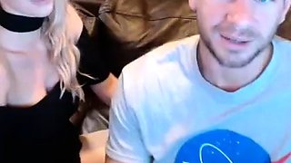 MILF amateur handjob blonde on knees receiving bukkake