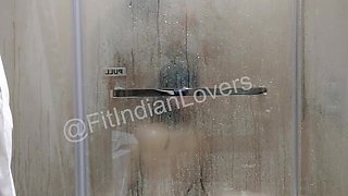 Fit Desi Couple Having Steamy Erotic Shower Sex