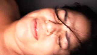 my husband let me fuck his friend in our bed while he works and is hot hearing my pussy farts while doggy fucked and creampied
