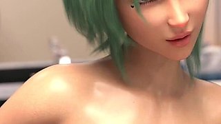 Sneaky Stepsis Sucked Stepbro's Cock in the shower- 3D Hentai Animated Porn - Family Crush