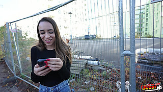 German Scout - Petite Latina Teen Priscila Belini with Perfect Tits Pick up for Casting Fuck