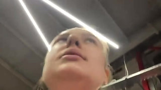 Fucking and training in the gym