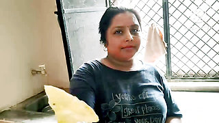 Desi indian step sister step brother fuking Hindi Audio kichen
