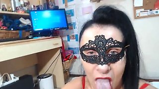 Italian MILF in Stockings Fists Her Pussy Solo