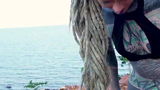 Tattoo Teen Anal Masturbation