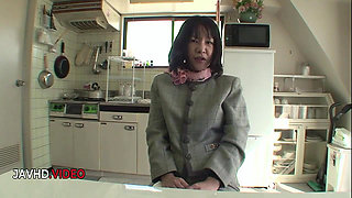 Naughty JAV Beauty Kiyoe Majima Vibrates Her Hairy Pussy With Passionate Desire