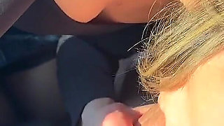 I Let Husband's Friend Creampie Me During Sneaky Car Hook-up / Cheating