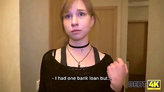 Debt4k. agent uses teenage doll like a cheap whore because of debts
