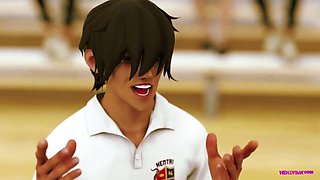 Deep Throat Gym Class 3D Hentai (ENG Dub)