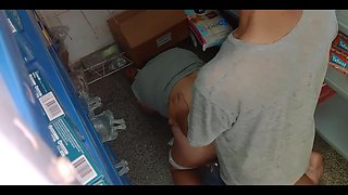 Nighttime Passion in the Medicine Depot