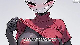 Hollow Knight Gozando No Pau De Um Humano - Hentai Joi Punheta Guiada