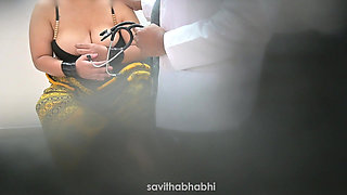 Doctor with a Patient in a Clinic