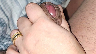 Step mom hand slip and handjob step son dick