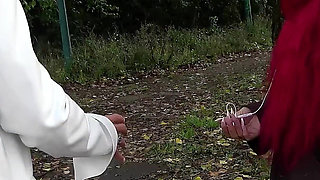 German Redhead Big Natural Saggy Tits Girl Dani Luve Seduce to Hard Amateur Fuck