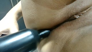 Anal and Pussy Fucking with Sex Machine