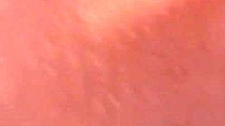 Busty MILF Sharon Pink in the Kitchen washing dishes then I come to disturb her ... she spitting milk on her tits and masturbate
