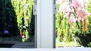 Blonde With Natural Big Boobs Loves Putting A Toy In Her