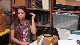 If She Didn't Want Him to Cum Inside Her Tight Pussy, She Wouldn't Have Shoplift